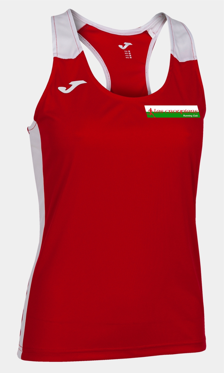 Total Teamwear Les Croupiers Ladies Running Vest